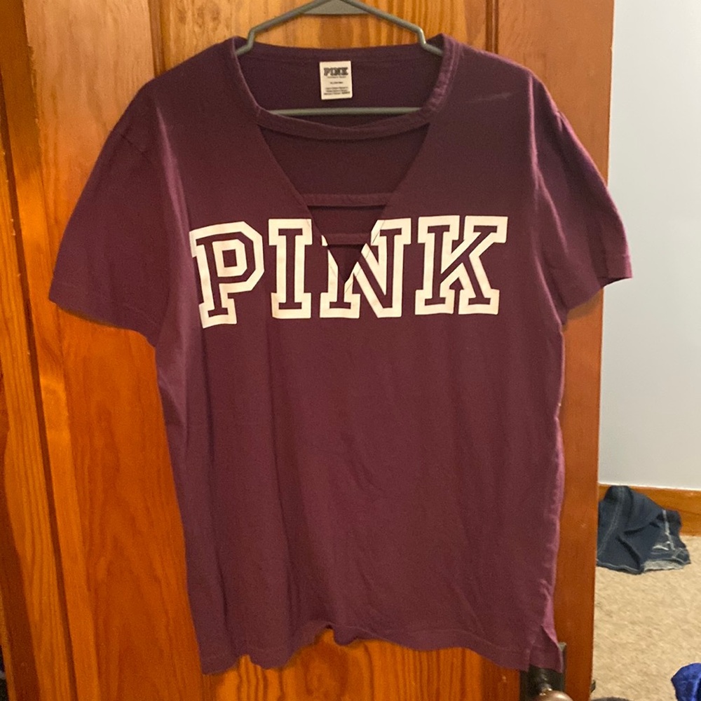 Maroon colored